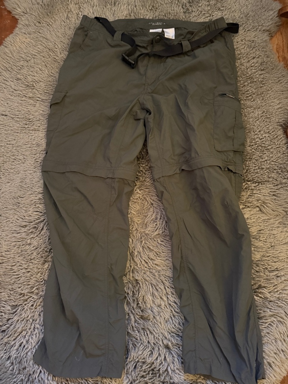 Columbia Olive Green Omni-Shade Sun Protection Pants - Men's